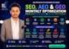 rank website with SEO, aeo, GEO and ai search optimization