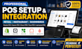 setup shopify pos square pos clover pos toast pos retail restaurant pos expert