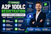 complete a2p 10dlc registration and tcr compliance