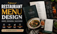 design restaurant menu food menu cafe menu restaurant menu update