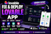 fix deploy lovable app lovable web app lovable to apple store lovable expert