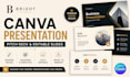 design canva presentation, pitch deck and editable presentation