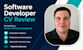 review your software developer CV with actionable feedback
