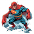 do superhero cartoon character comic and dc marvel comic