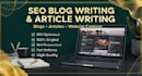 write SEO optimized blog posts and a