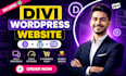 do modern divi wordpress website design