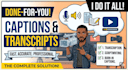 create accurate srt subtitles and video captions