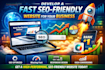 develop a fast SEO friendly website for your business