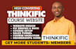 build thinkific online course website thinkific sales funnel course upload