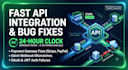 fix API integration bugs and webhooks in 24 hours