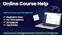 do sophia learning, online course help, studycom, straighterline, assigned tasks