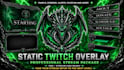 create static twitch stream overlays, screens, panels and stream branding