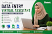 do accurate data entry copy paste and web research