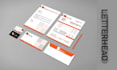 design a professional editable letterhead template