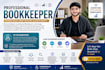 do accounting and bookkeeping in quickbooks online, xero, wave, zohobooks