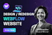 design a  webflow website  and convert figma to webflow