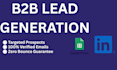 perform targeted b2b lead generation and  web research