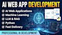 build ai web apps using python, llm, rag and machine learning
