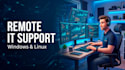do remote IT support and troubleshooting