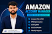 be your expert amazon account manager