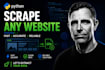 do web scraping, data extraction, data scraping with python