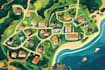 design a custom map, city illustration