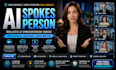 create cinematic ai spokesperson video human avatar multilanguages