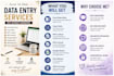 do accurate data entry excel PDF to word copy paste and google sheets