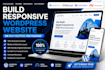 build responsive wordpress website on bluehost siteground hostinger namecheap