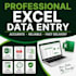 do excel data entry and  PDF to excel