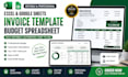 design editable excel google sheets budget spreadsheet invoice template