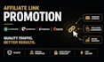 promote your cj, clickbank, impact, amazon affiliate link