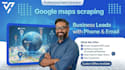 scrape google maps business leads with phone and email