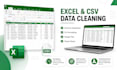 clean, format, organize, merge, and transform excel or csv data
