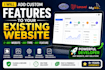 add custom features to your existing website