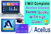complete your acellus classes and guidance
