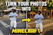 transform your photo into a minecraft aesthetic