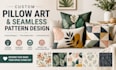 create custom pillow art and seamless pattern design