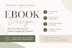 design editable canva ebook and cookbook