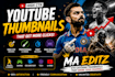design eye catching youtube thumbnails with high CTR