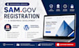 design a professional government contract website samgov capability statement
