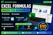 do excel formulas ,vlookup, pivot tables and pivot charts