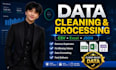 clean and format excel CSV and json data