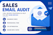 audit your sales email and provide expert feedback
