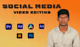 do professional social media video editing