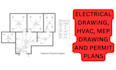 design electrical, hvac, mep drawing and permit plans