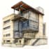 render architecture and interior concept in watercolor