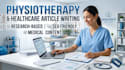 write physiotherapy, rehabilitation, and fitness articles