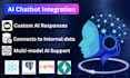 integrate an ai chatbot into your web application using groq or openai API