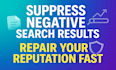 suppress and remove negative links on google search fast